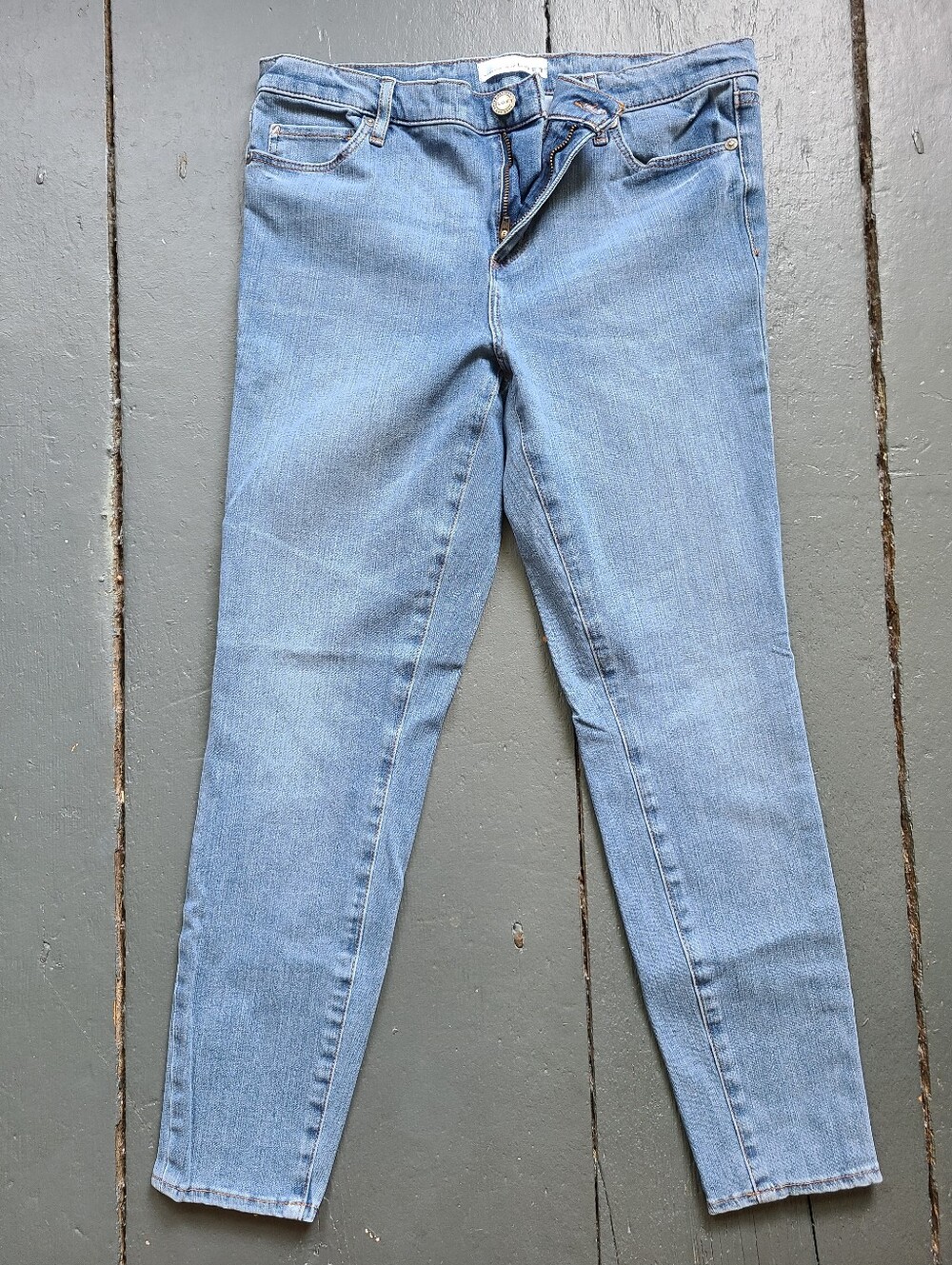 Women's LOFT Skinny Jeans in Light Blue Wash